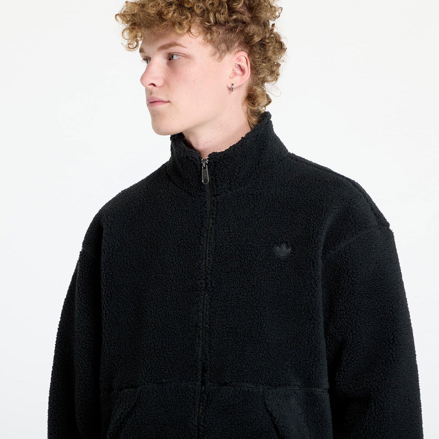 Mikina adidas Originals Premium Essentials Full-Zip Sweatshirt Black Čierna | IW0983, 1