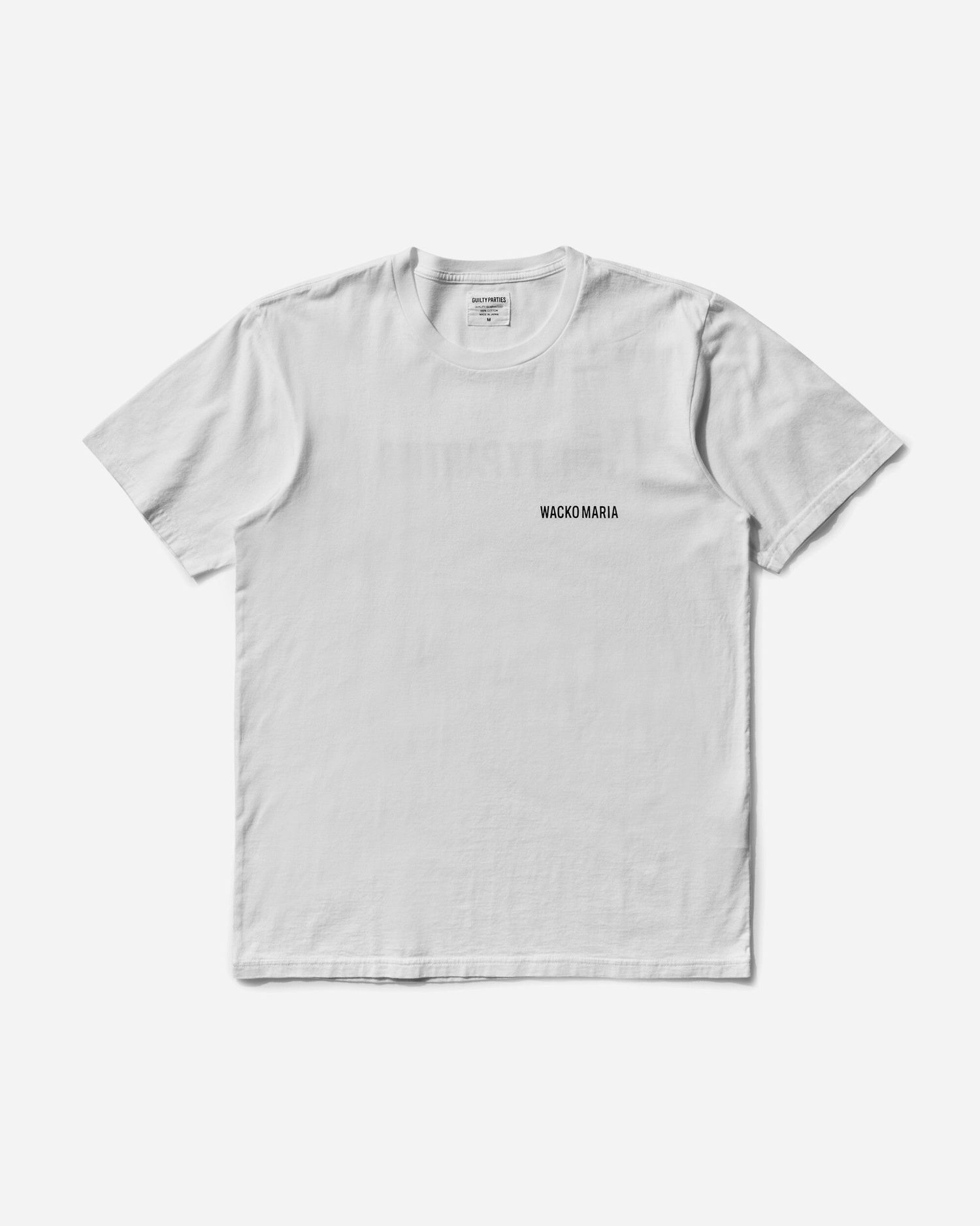 Tričko WACKO MARIA Standard T-Shirt Type-2 Biela | 25SSE-WMT-ST02 WHITE, 0
