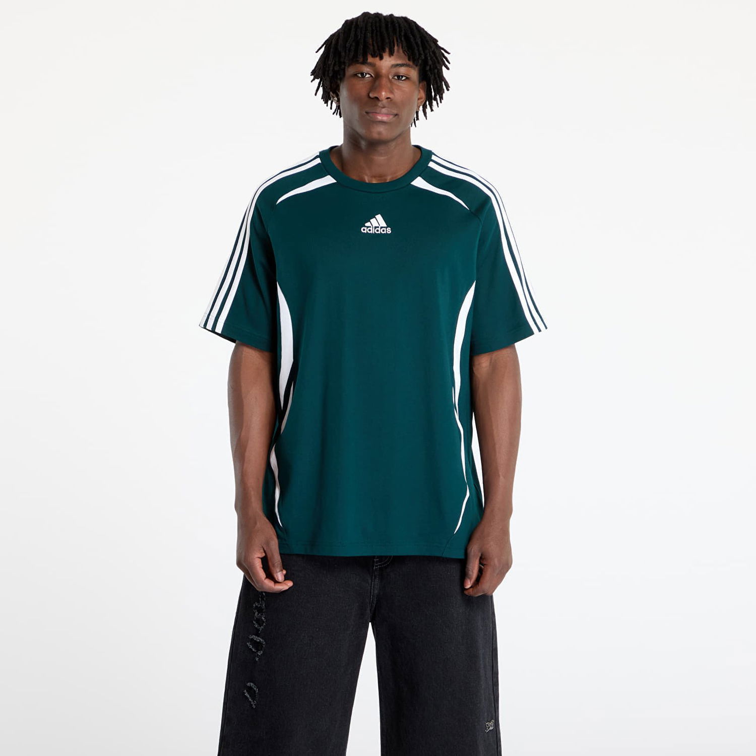 Tričko adidas Originals Teamgeist Cotton T-Shirt Zelené | KE0141, 0