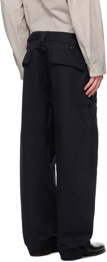Nohavice LEMAIRE Lemaire Twisted Trousers Čierna | PA1147 LF1309, 2