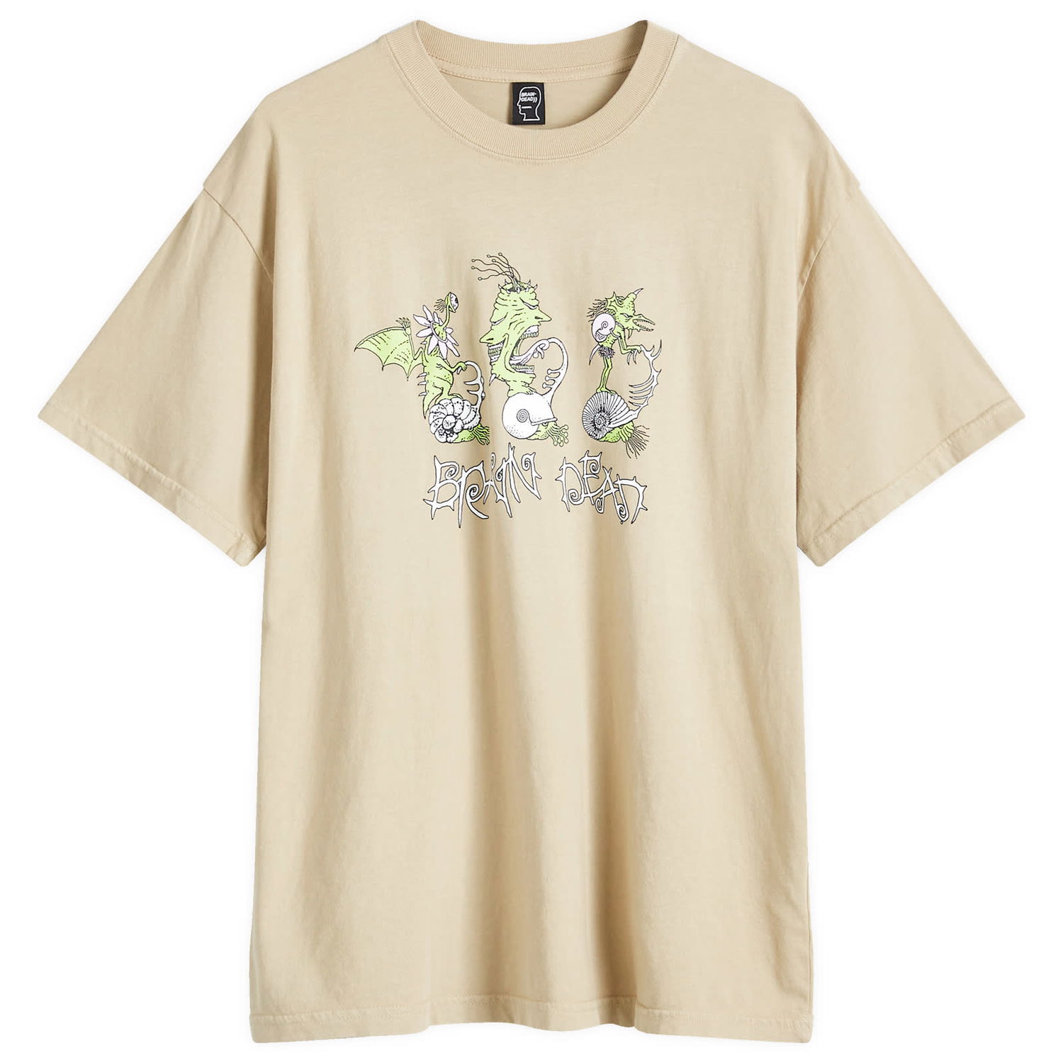 Tričko Brain Dead Scooter Freaks T-Shirt Béžová | F24T00004086-SD, 0