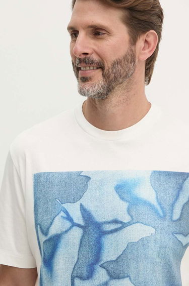 Tričko Paul Smith Paul Smith Floral Print T-Shirt Biela | M1R.919T.NP4739, 3
