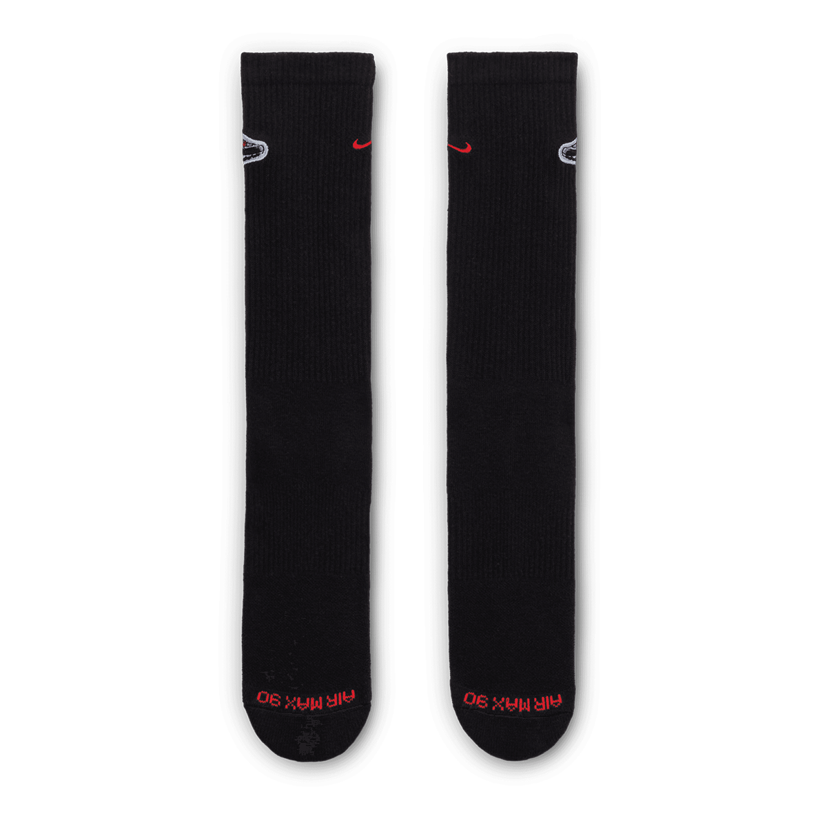 Ponožky Nike Air Max 90 Crew Socks Čierna | IB4150-010, 0