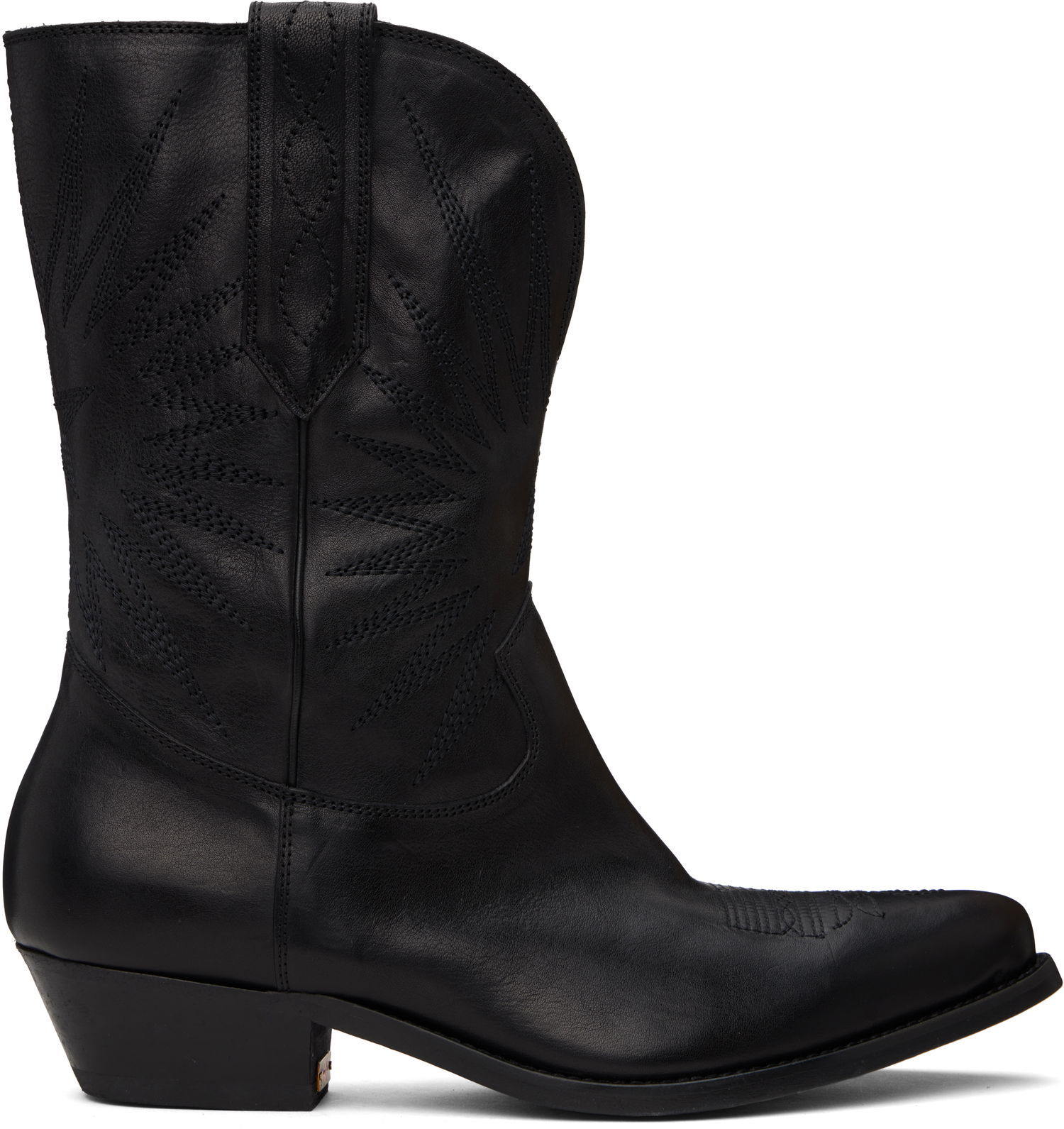 Tenisky a topánky Golden Goose Embroidered Boots Čierna | GMF00784.F006310.90100, 0