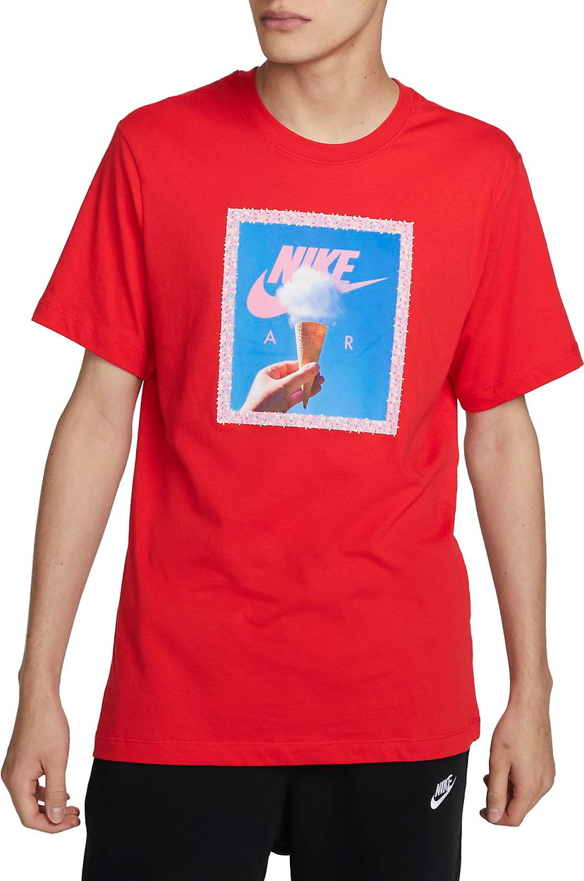 Tričko Nike Nike Sportswear Snow Cone Air T-Shirt Červená | dm2285-657