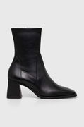 HEDDA Leather Block Heel Boots