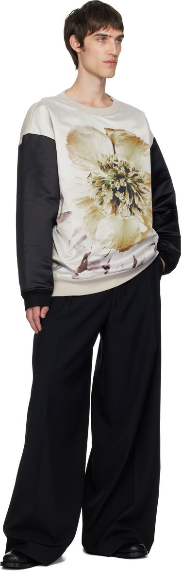 Mikina Dries Van Noten Dries Van Noten Paneled Floral Print Sweatshirt Rôznofarebný | 252-021163-2611, 3