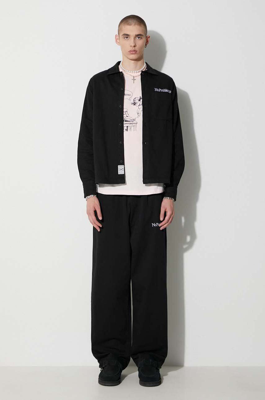 Nohavice Aries Trousers Čierna | FUAR30115, 1