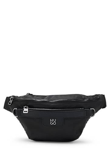 Ľadvinka BOSS HUGO Twill Belt Bag Čierna | 50541942, 0