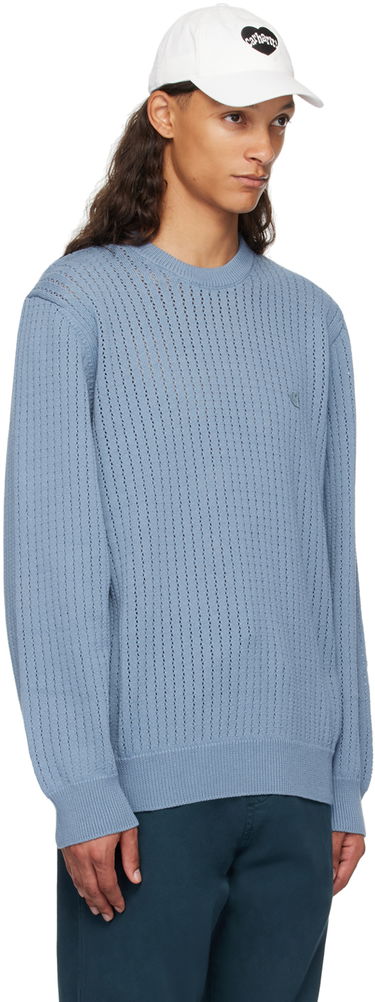 Sveter Carhartt WIP Caleb Knit Sweater Modrá | I033714, 1
