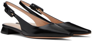 Tenisky a topánky Gianvito Rossi Lindsay 20 Slingback Ballerina Flats Čierna | G95470-20RIC-TOK, 3