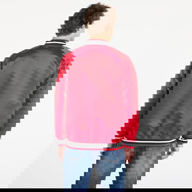 Bomber bunda Mitchell & Ness NBA Lightweight Satin Vintage Logo Jacket Bulls Červená | SJKT6296-CBUYYPPPSCAR, 4