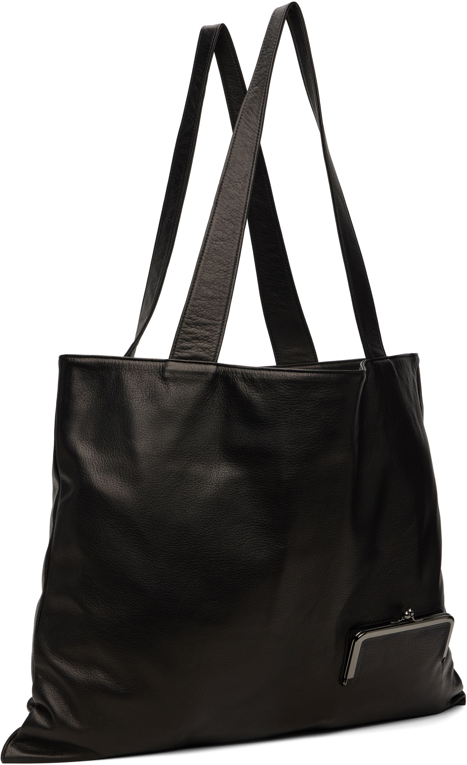 Tote bag Yohji Yamamoto YOHJI YAMAMOTO Coin Purse Tote Čierna | DP-I03-785, 1
