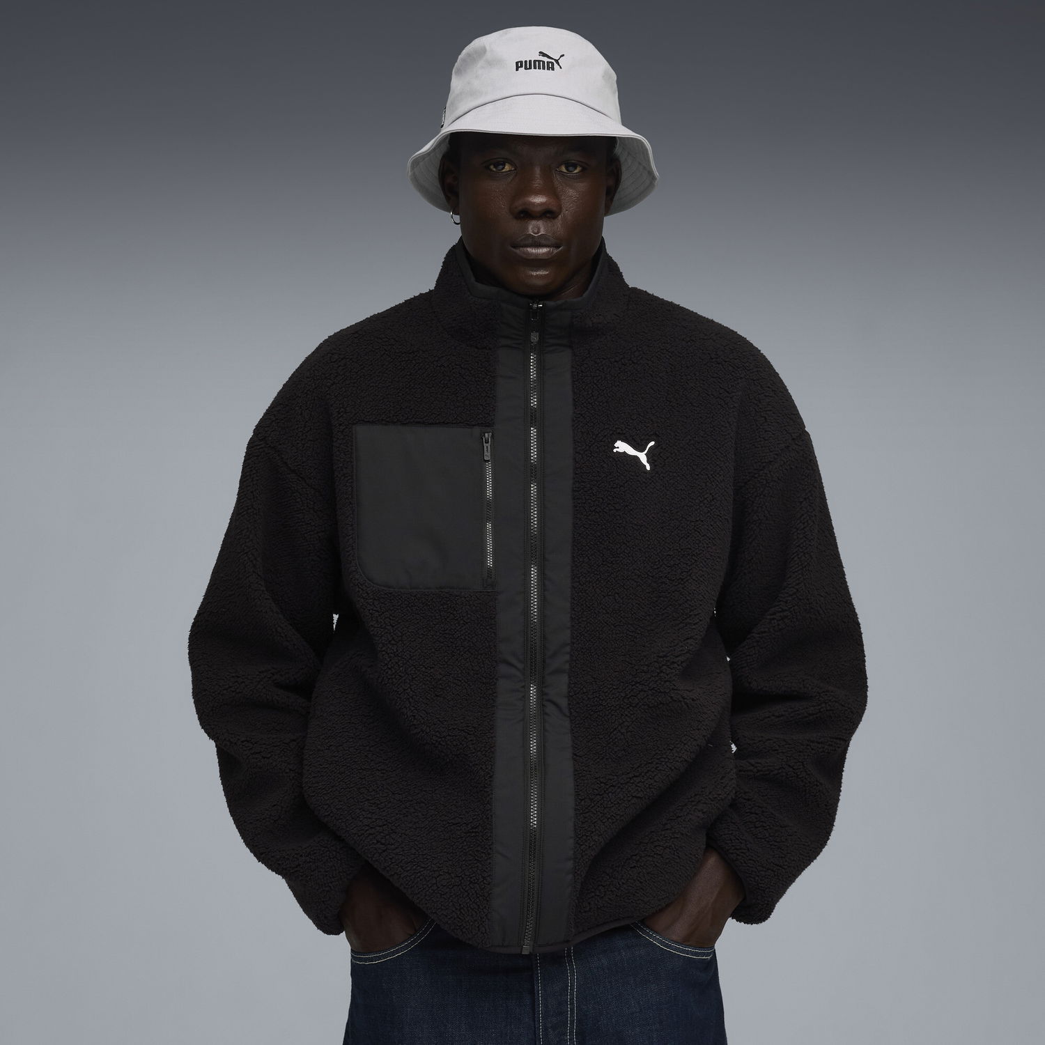 Bunda Puma Reversible Hybrid Sherpa Jacket Čierna | 688371_01, 0