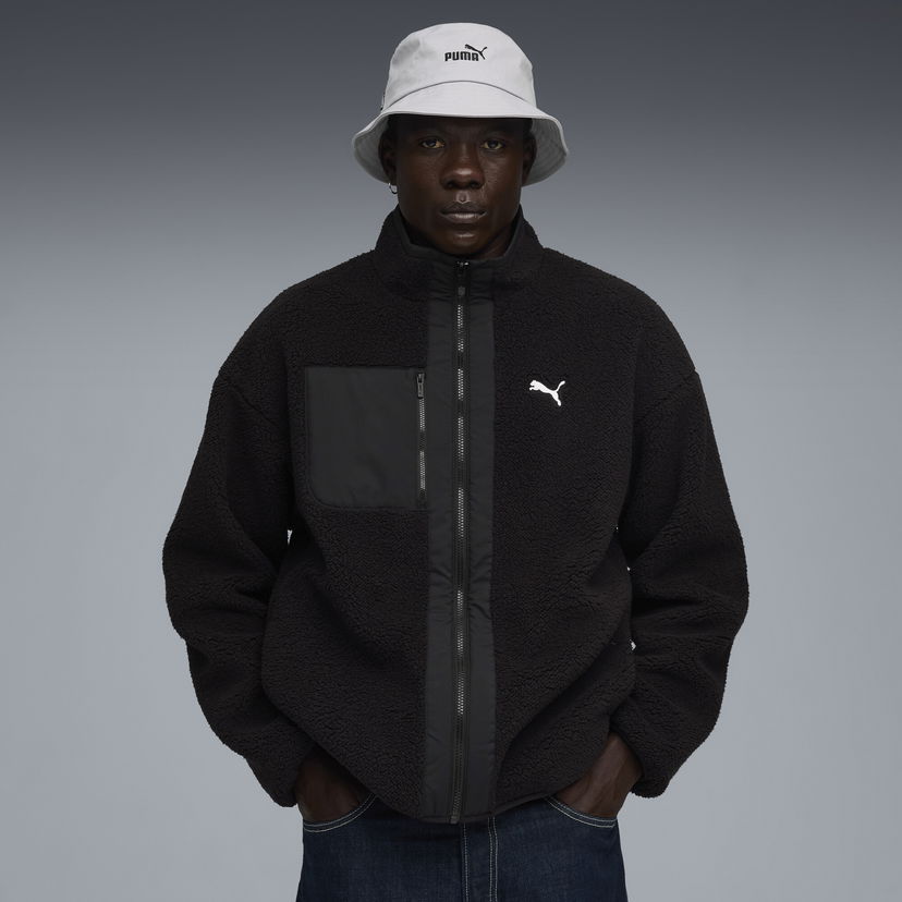 Bunda Puma Reversible Hybrid Sherpa Jacket Čierna | 688371_01