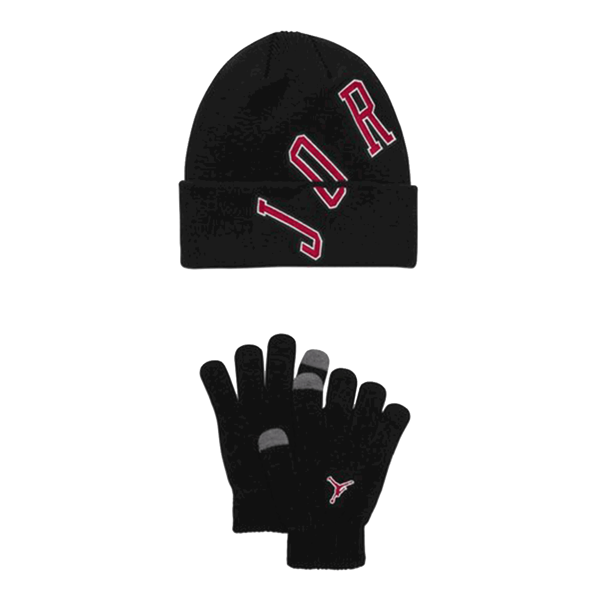 Rukavice Jordan Jordan Varsity Beanie and Gloves Set Čierna | 9A0984-R78, 0