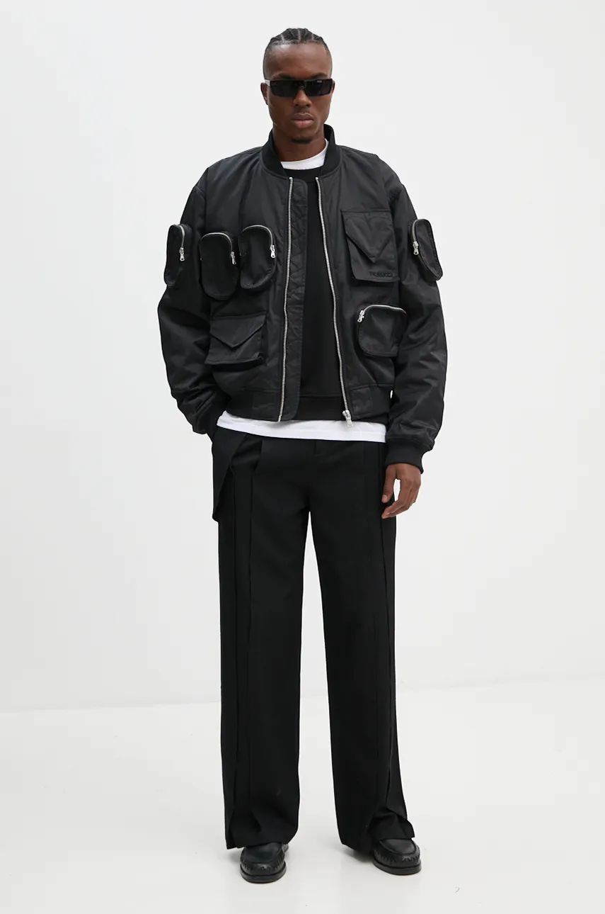 Bomber bunda Fiorucci Multi Pocket Bomber Jacket Čierna | U01FPOJA165NY01BK01, 1