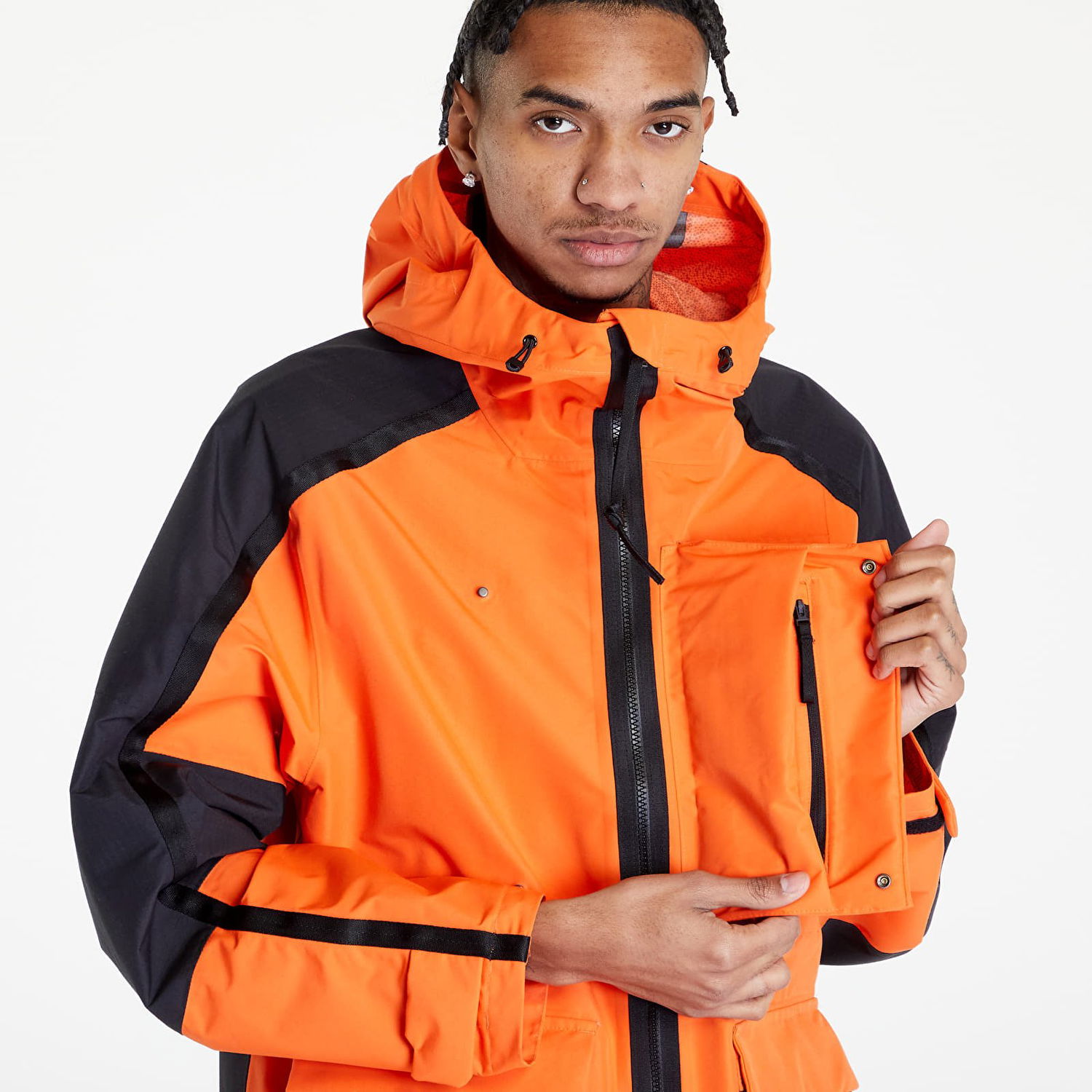 Bunda adidas Performance Terrex XPLORIC RAIN.RDY City Semi Impact Jacket Oranžová | HG8573, 1