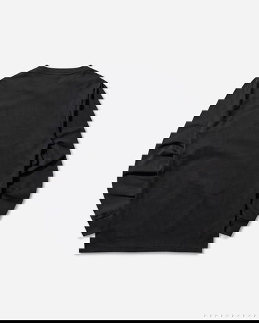Tričko BAPE College Longsleeve T-Shirt Čierna | 1L80111001 BLACK, 0