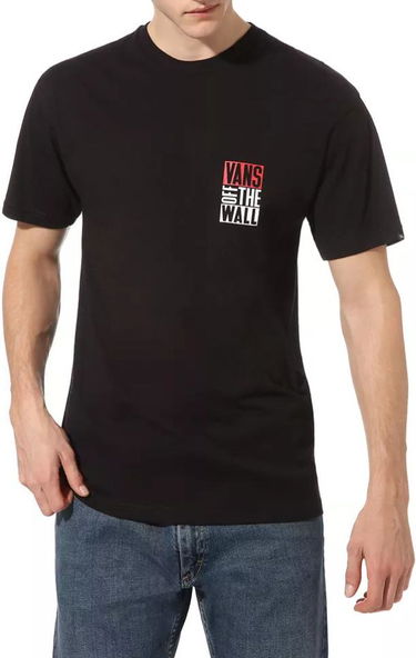 Tričko Vans NEW STAX T-Shirt Čierna | vn0a49q6blk1, 0