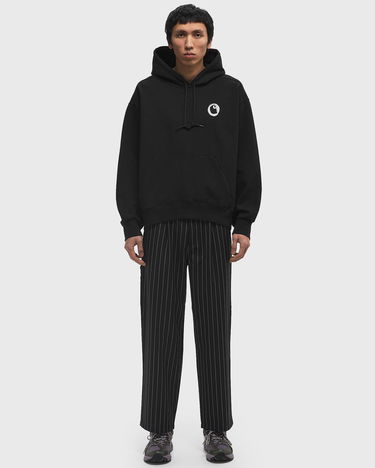 Nohavice Carhartt WIP Striped Relaxed Fit Workwear Pants Čierna | I034438_9, 2