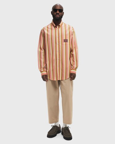 Cargo nohavice Drôle de Monsieur Drôle de Monsieur Le Pantalon Cropped Twill Casual Pants XL Béžová | F-BP155-CO206-BG, 1