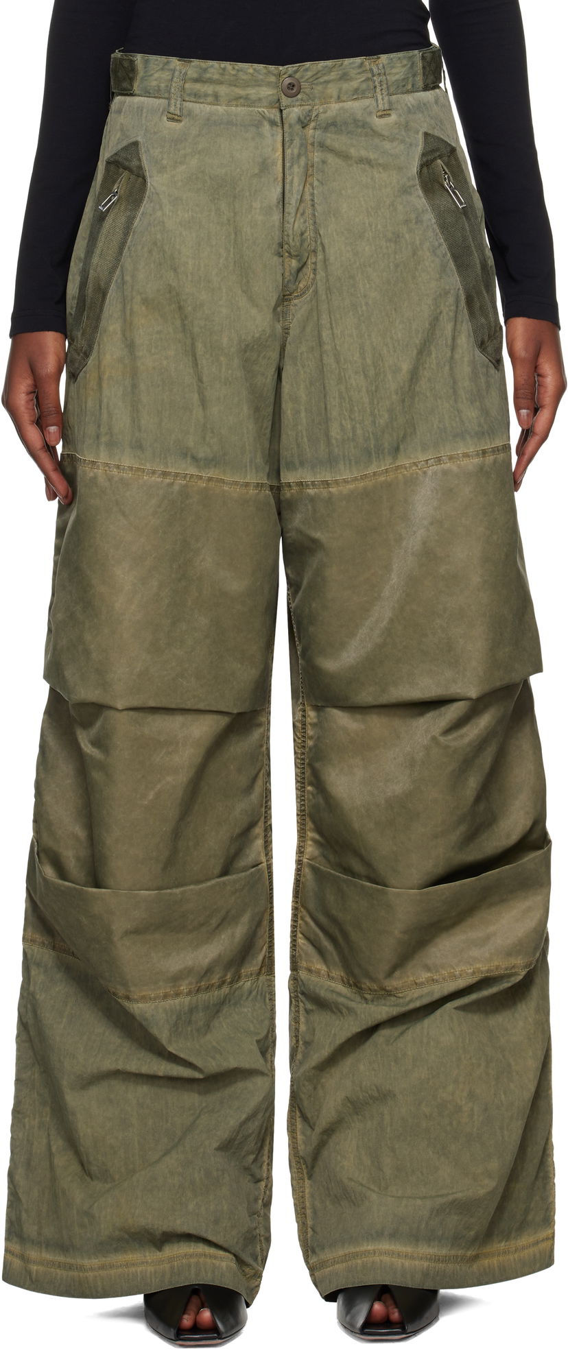 Nohavice 032C Clay Utility Trousers Zelené | F24-URW-1003-450-W