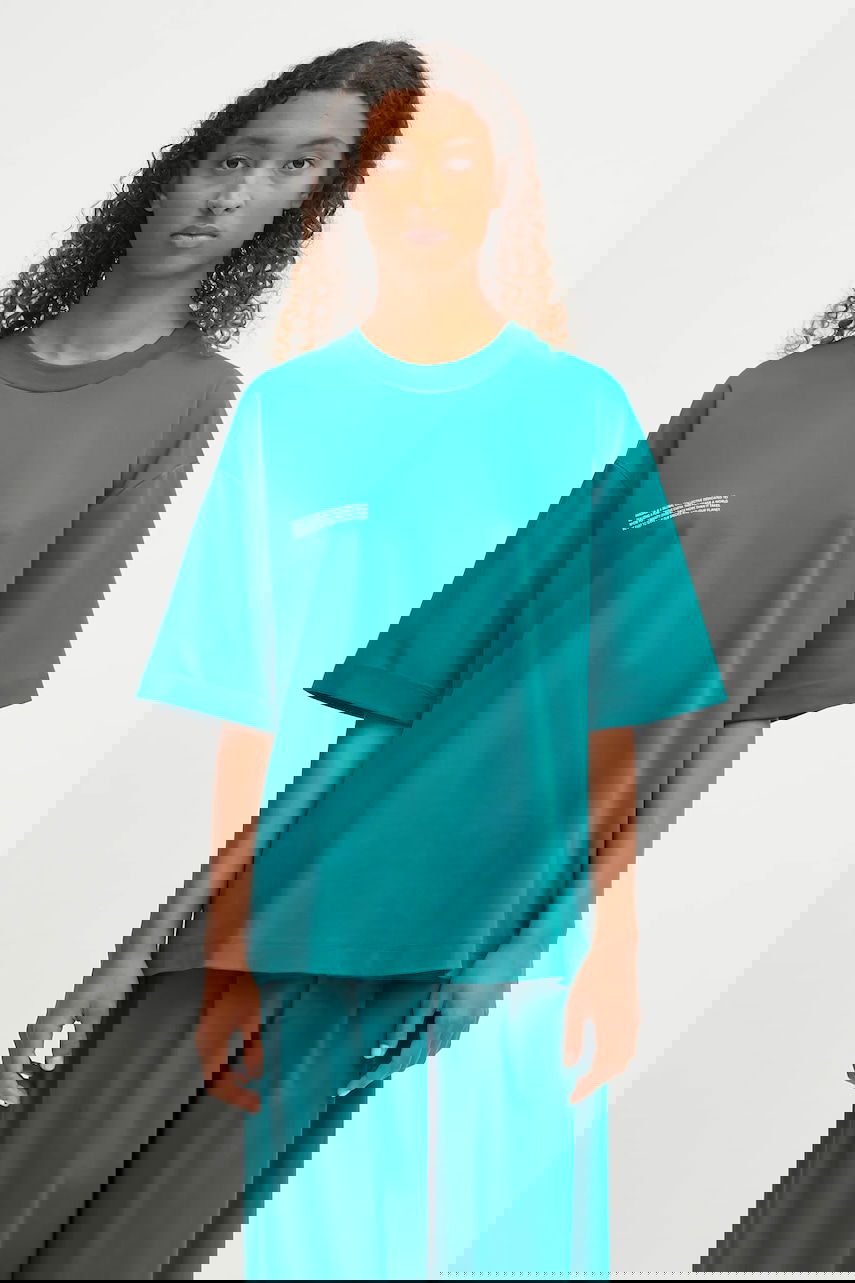 Tričko PANGAIA Pangaia DNA Oversized T-Shirt Zelené | 10002572, 1