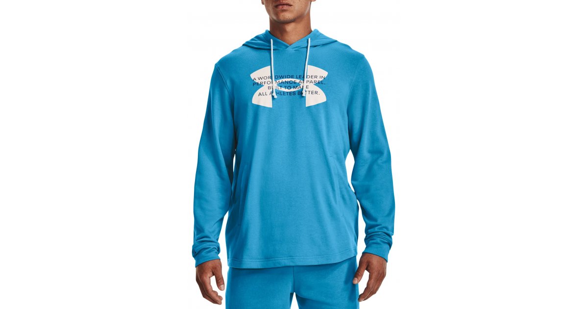 Mikina Under Armour Hoodie Rival Terry Logo Modrá | 1373382-419, 1