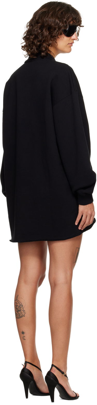 Šaty Off-White Sporty Polo Sweat Minidress Čierna | OWDF002F25FLE0011026, 2