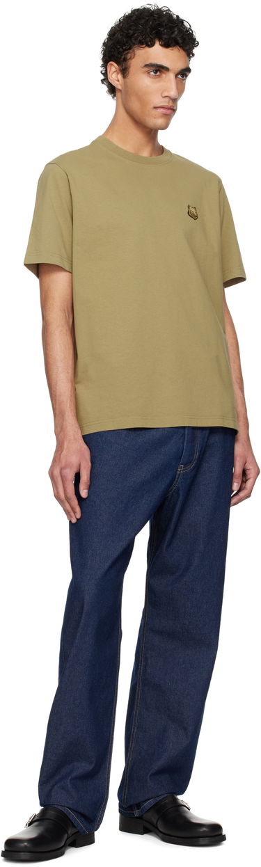Džínsy MAISON KITSUNÉ Maison Kitsuné Straight Denim Jeans Modrá | OM01118WW0081, 3