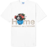 Tričko MARKET Smiley De L'Homme T-Shirt Biela | 399001601-WHT, 1
