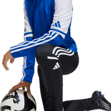 Mikina adidas Originals adidas SQ25 TR TOP Long Sleeve Quarter-Zip Training Shirt Modrá | jd3027, 3