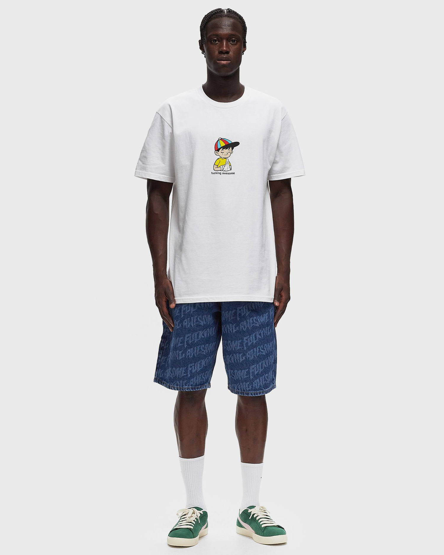 Tričko Fucking Awesome Fucking Awesome Wanto Kid T-Shirt Size XL Biela | PN8317-WHITE, 1