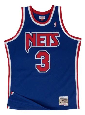 Mitchell & Ness New Jersey Nets Drazen Petrovic NBA Swingman Jersey SMJYGS18183-NJNROYA92DPE