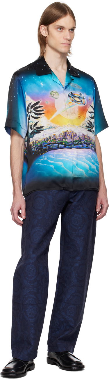 Košeľa Casablanca Casablanca 'La Prémonition' Print Silk Shirt Rôznofarebný | U-MS25-SH-003-04, 3