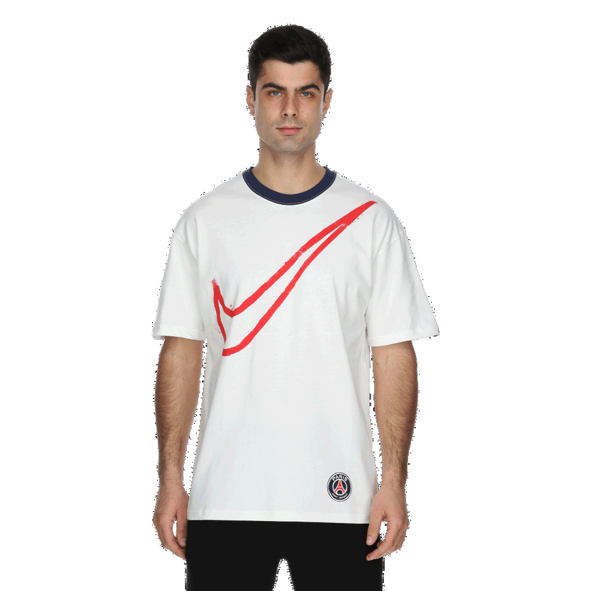 Tričko Nike PSG Swoosh T-Shirt Biela | HQ0770-100