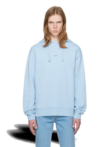 Mikina A.P.C. Larry Hoodie Modrá | COGWQ-H27622