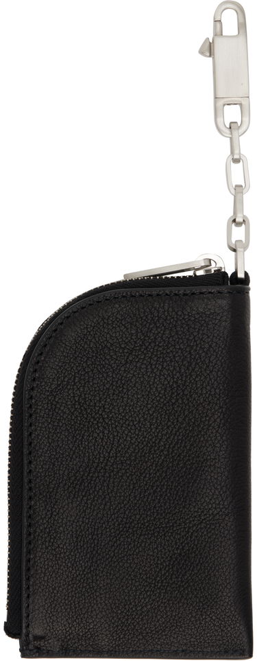 Peňaženka Rick Owens Rick Owens Concordians Hook Wallet Čierna | RA02E0718 LBU, 1