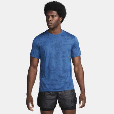 Tričko Nike M NK DFADV RUN DIV SS TOP Modrá | fn3383-476, 3