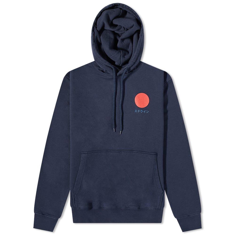 Mikina EDWIN Japanese Sun Hoody Navy | I029285-NYB67, 0