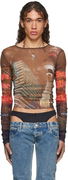 Gaultier Shayne Oliver Edition Long Sleeve Graphic T-Shirt
