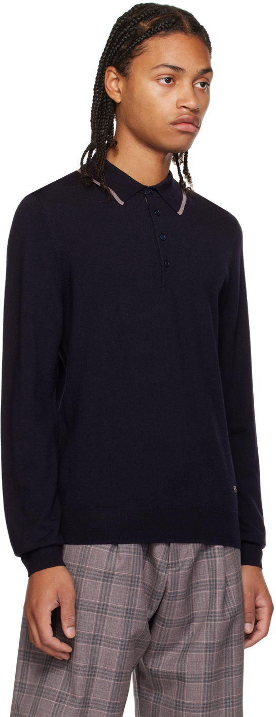 Polo tričko Paul Smith PS Paul Smith Embroidered Polo Navy | M2R-204Y-L21861, 1
