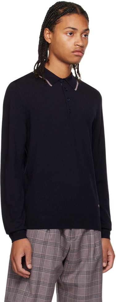 Polo tričko Paul Smith PS Paul Smith Embroidered Polo Navy | M2R-204Y-L21861, 1