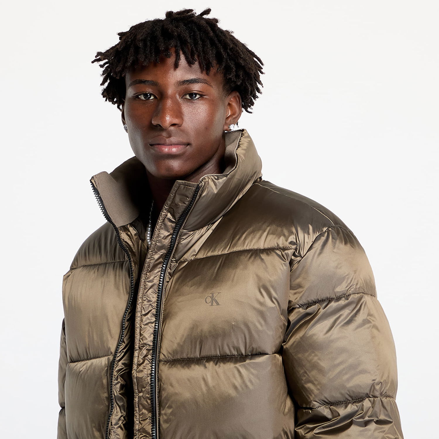 Prešívaná bunda CALVIN KLEIN Jeans Two Tone Puffer Jacket Béžová | J30J326097 PAV, 1