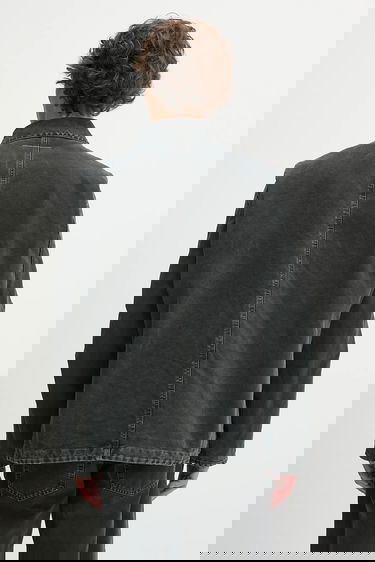 Bunda Maison Margiela Washed Denim Jacket Oversize Čierna | SH0AM0041, 2