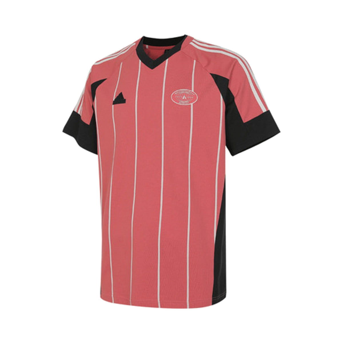 Dres adidas Originals Tito Vertical Striped T-Shirt Červená | JC5678, 0