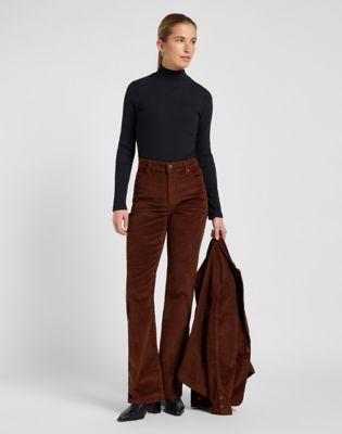 Tričko Lee Lee Slim Mock Neck Tee XS Čierna | 112370949, 1