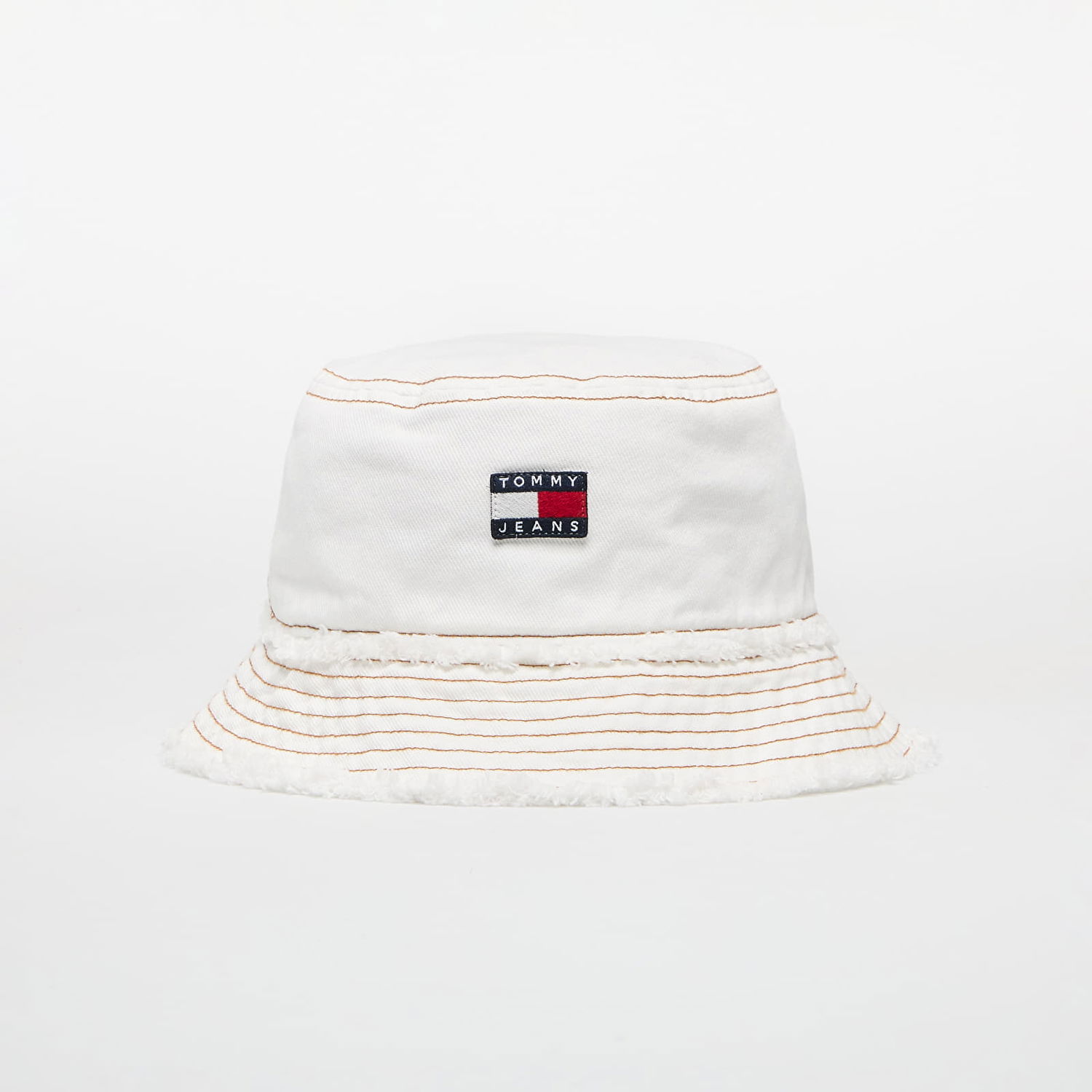 Klobúk Tommy Hilfiger Tommy Jeans Heritage Denim Bucket Hat Biela | AW0AW17571 1CD, 0