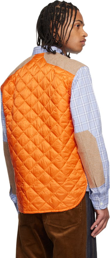 Košeľa Junya Watanabe Junya Watanabe Plaid Shirt Quilted Shoulder Modrá | WP-B012-051, 2